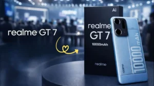 Realme GT 7 बन सकता है बैटरी मॉन्स्टर: 10,001mAh की विशाल बैटरी और 12GB RAM के साथ बड़ा धमाका