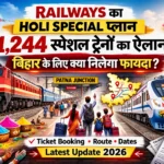 Railways Ka Holi Special Plan
